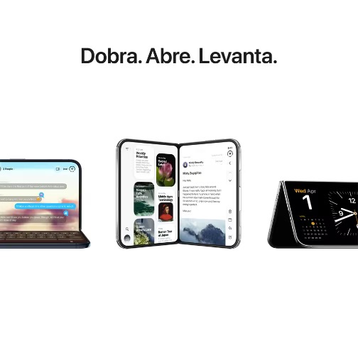 iPhone Duo — Dobra. Abre. Levanta.